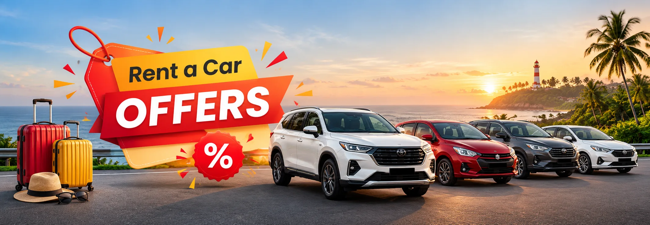 Wedding & Vacation Car Rental Offers in Trivandrum, Kerala | Apple Car Rentals