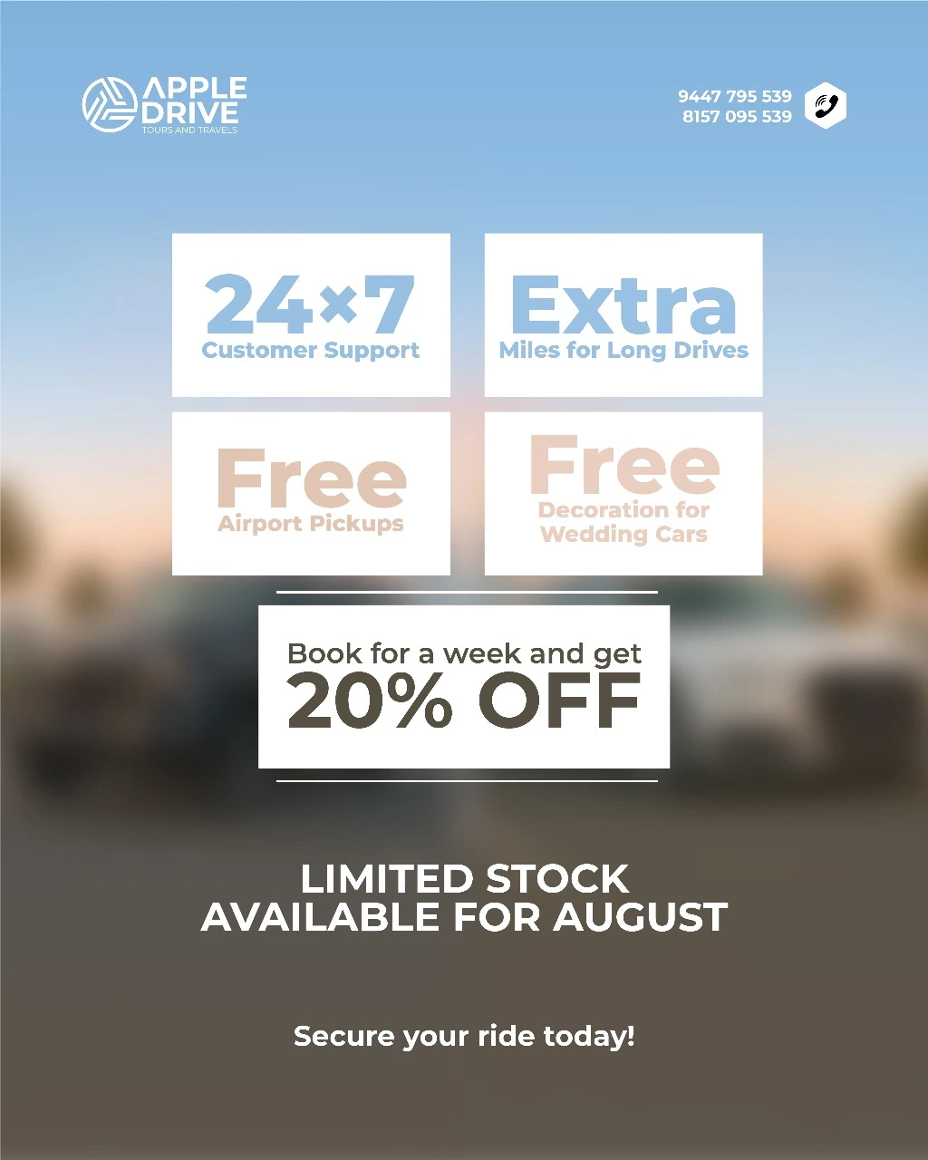applecarrentals offers